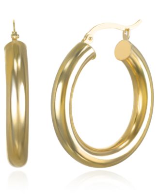 Hoop Earrings in 10k Yellow Gold
