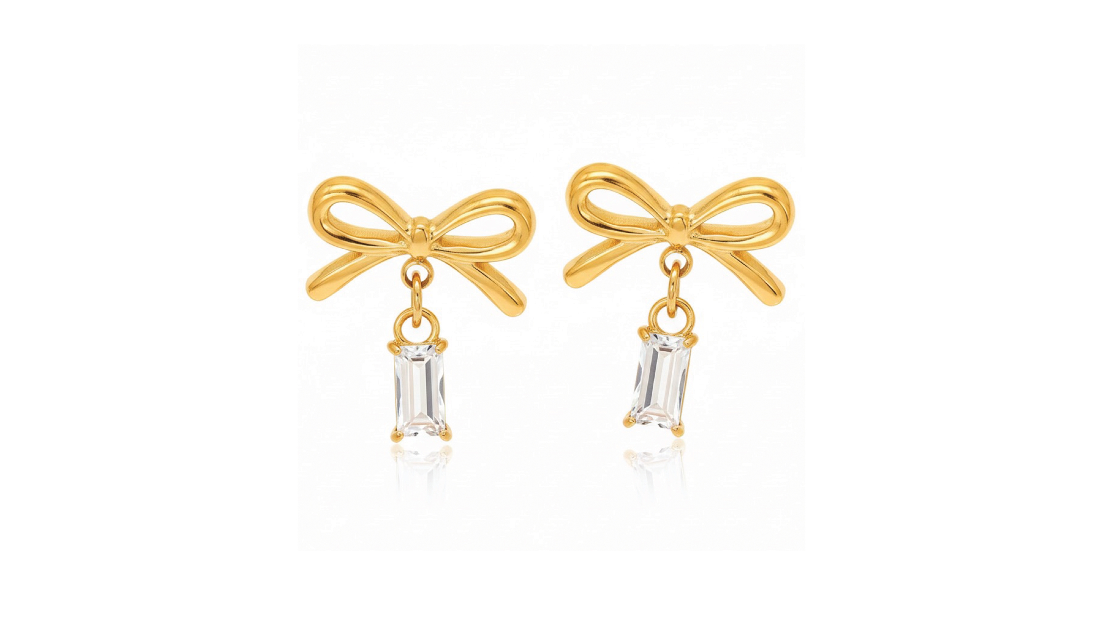 Lola Ade Colette Gold-Tone Bow Stud Earrings
