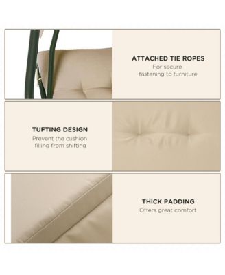 84A-052 Series Porch Swing Replacement Cushions Set of 2,