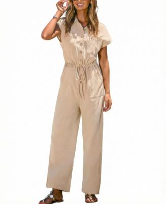 Women's My Pleasure Beige Jumpsuit