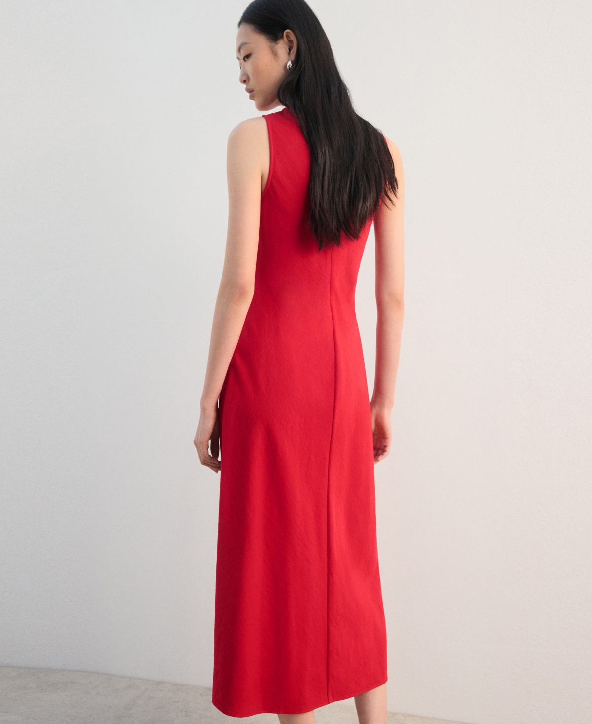 Mango Women's Flared Midi-Dress