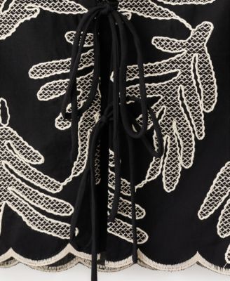 Women's Bows Embroidered Vest