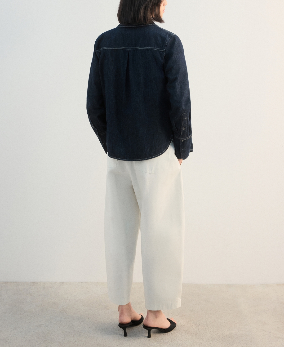 Mango Women's Straight-Fit Cotton Pants