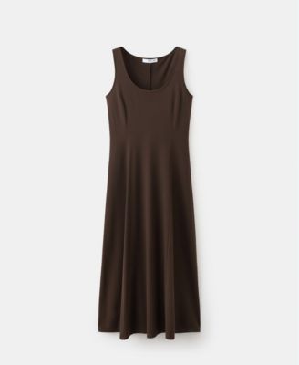 Women's Flared Midi-Dress