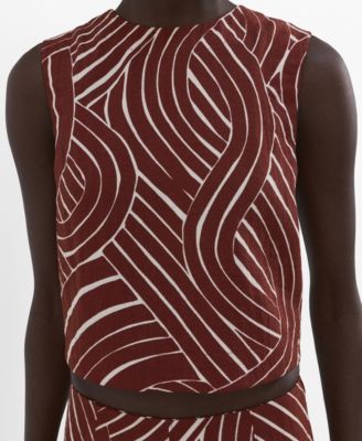 Women's Geometric Print Top