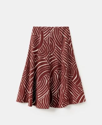 Women's Geometric Print A-Line Skirts