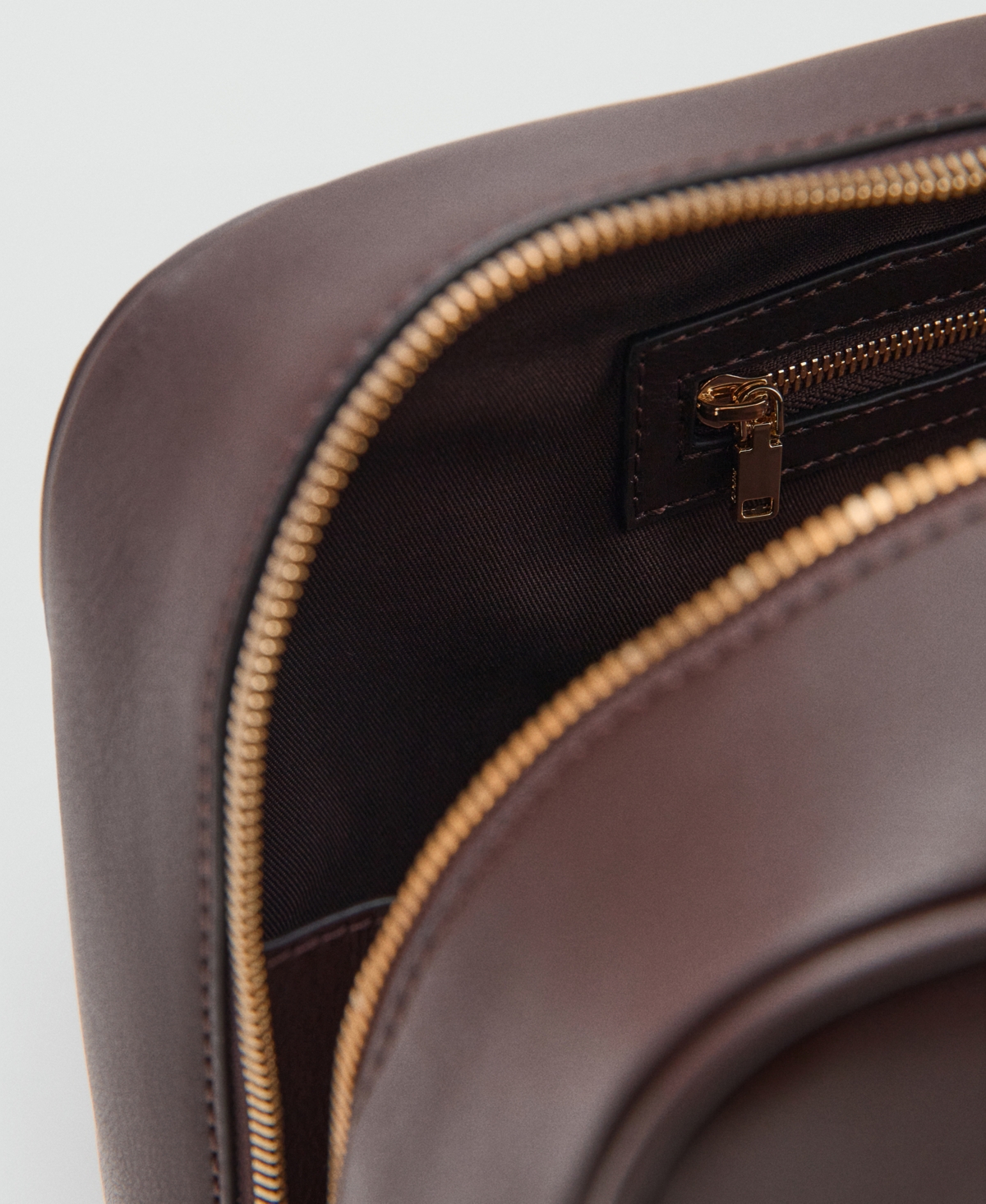 Mango Women's Faux-Leather Finish Bowling Bag