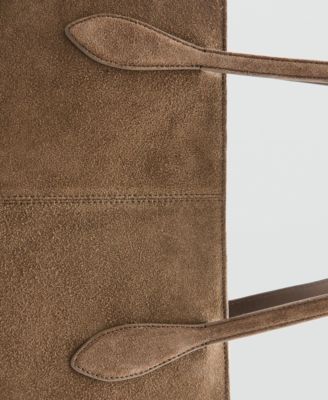 Women's Suede Shopper Bag