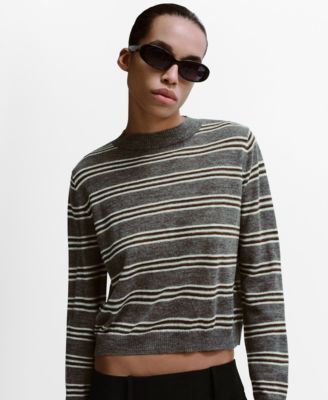 Women's Knit Striped Sweater