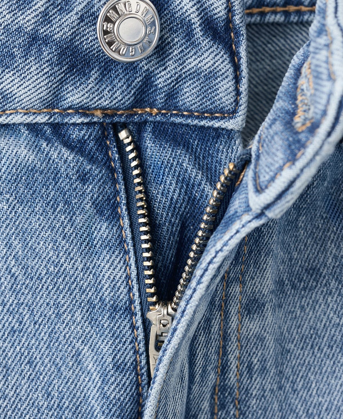 Mango Women's Straight Low-Waist Jeans view 6 — MAYCSS fashion products