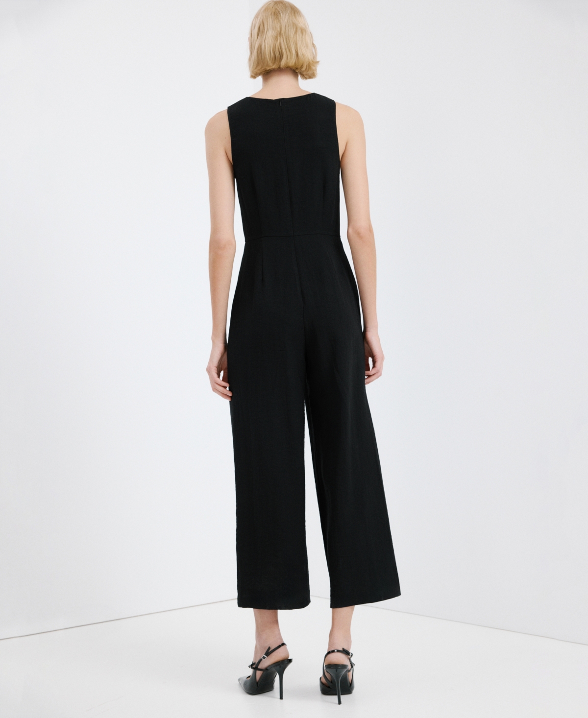 Mango Women's Knot Cut-Out Jumpsuit