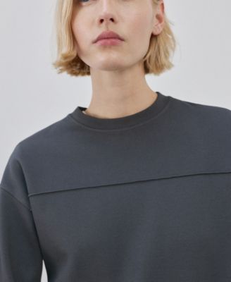 Women's Ruched Sleeve Sweatshirt