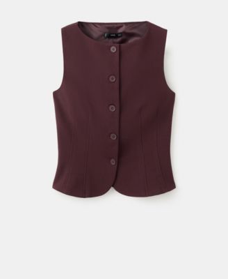 Women's Buttons Suit Vest