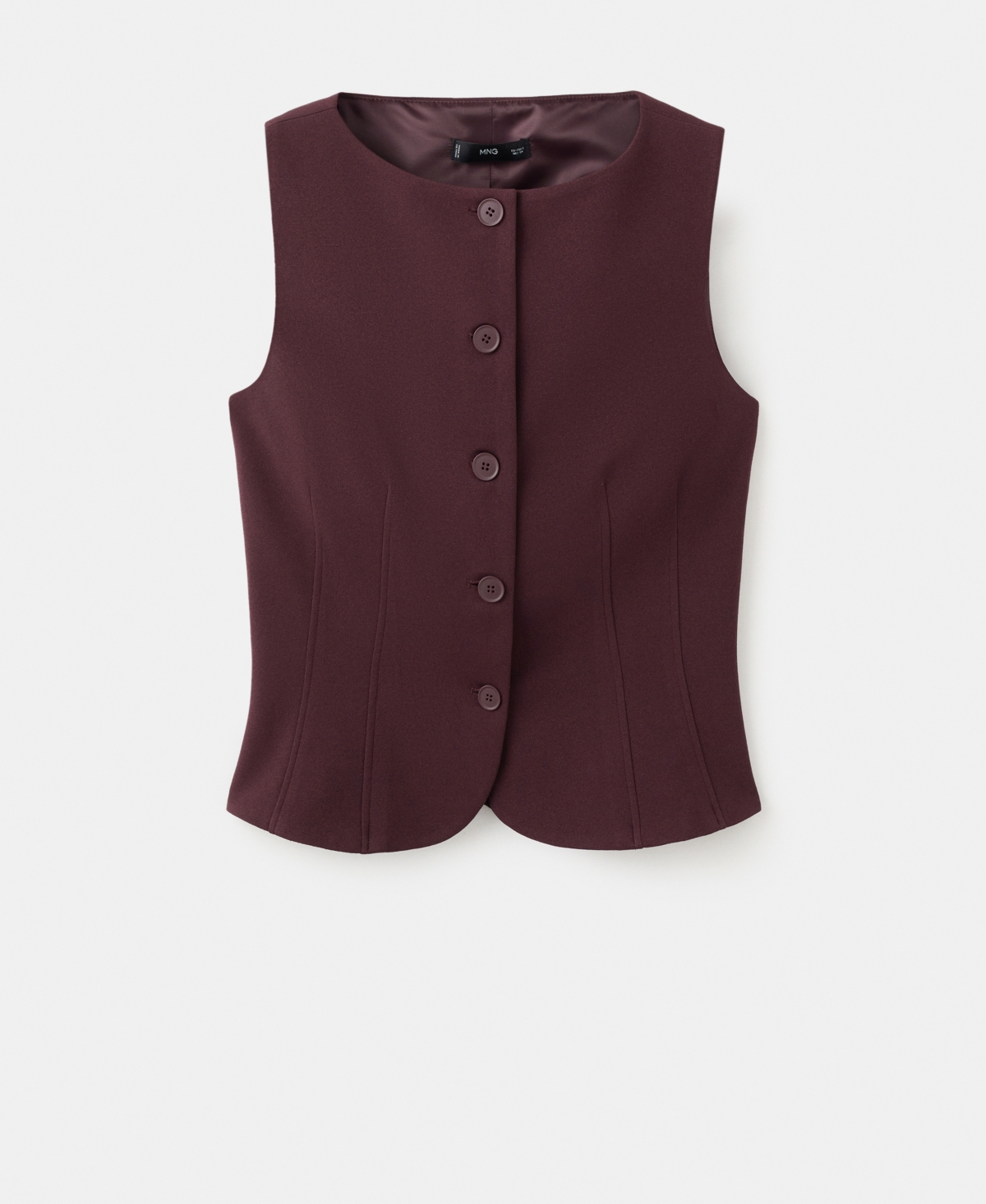 Mango Women's Buttons Suit Vest