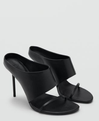 Women's Straps Heeled Leather Sandals