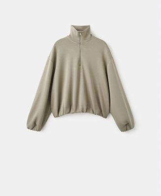 Women's High Neck Balloon Sweatshirt