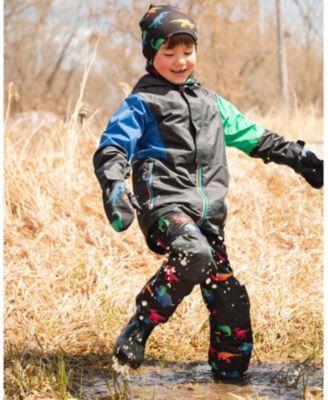 Baby Boys 3-in-1 Two-Piece Mid-Season Outerwear Set Dinosaur Print