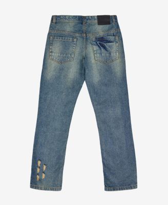 Big Boy's Heavy Rips Repaired Jeans