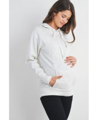 Maternity Casual Nursing Hoodie Sweatshirt