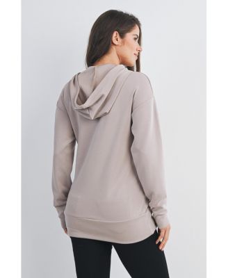 Maternity Casual Nursing Hoodie Sweatshirt