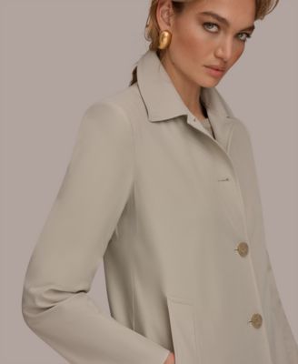 Women's Balmacaan Shirt Collar Coat