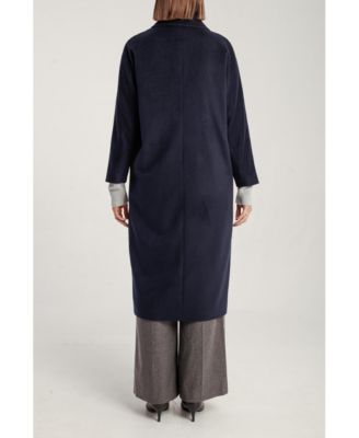 Women's Cashmere Double Breasted Long Coat