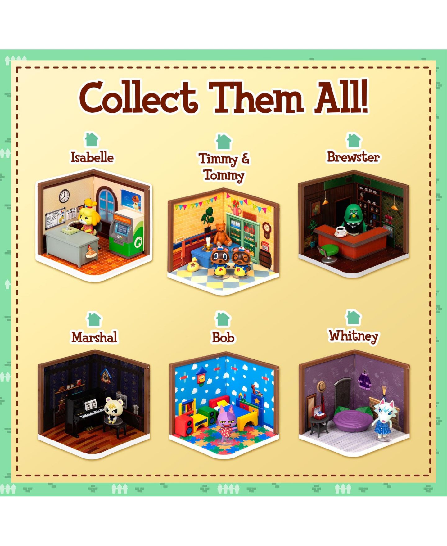 Детская фигурка Hamee Re-Ment Nintendo Game Character Animal Crossing Blind Box Mini Figure Collectible Happy Room Series - 1 Pc Blind Box — фото 3