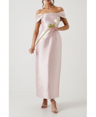 Women's Honoured Twill Bardot Maxi Dress