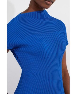 Women's Stitch Detail Knit Midi Dress