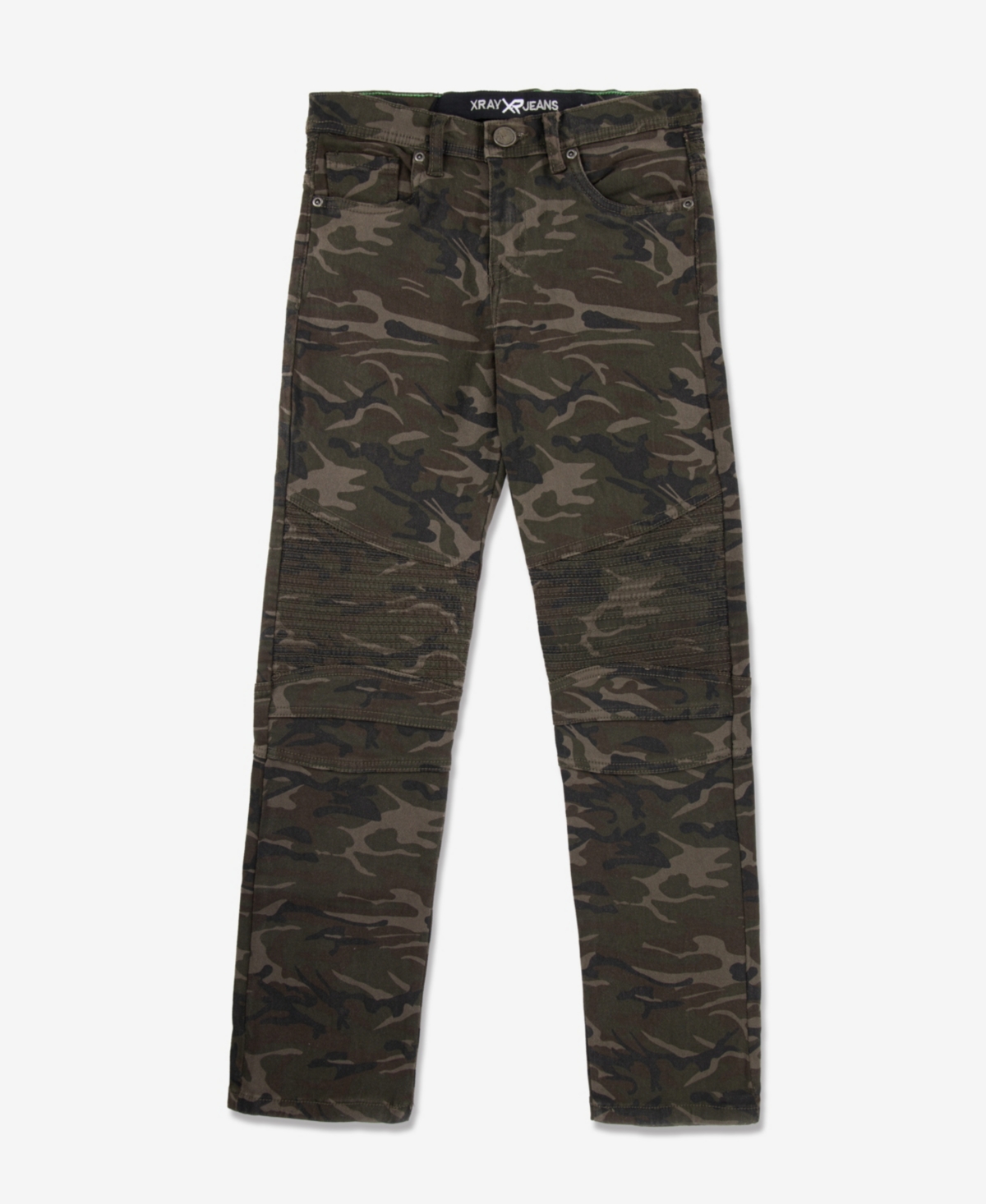 Big Boy's Moto Fashion Jeans - Child - Olive camo