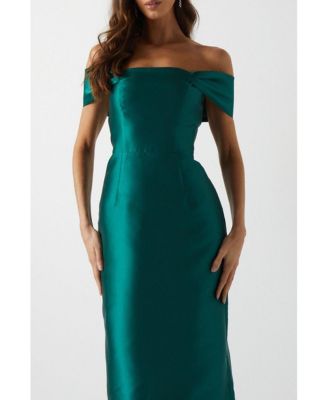 Women's Honoured Twill Bardot Maxi Dress