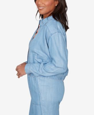 Women's  Beachcomber Casual Elastic Lyocell Shirt Jacket