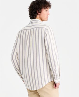 Men's Erillo Striped Button-Up Shirt