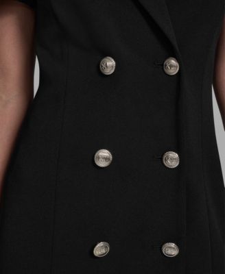 Women's Short-Sleeve Blazer Dress