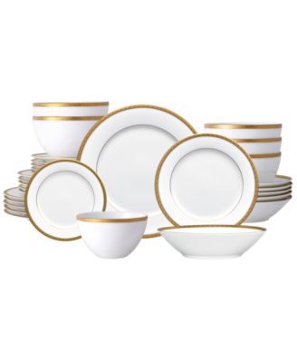 Charlotta Gold-Tone 30-Pc. Dinnerware Set, Service for 6