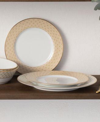Trocadero Gold-Tone 12-Pc. Dinnerware Set, Service for 4