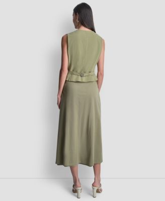 Women's Sleeveless V-Neck Arid Pique Vest