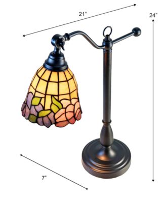 De Anza 24" Handmade Tiffany Desk Lamp