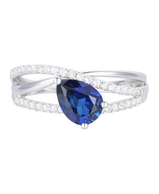 Amethyst (1-1/10 ct. t.w.) & Lab-Grown White Sapphire (1/3 ct. t.w.) Ring in 14k Gold Over Sterling Silver (Also Available in Multi-Stones)