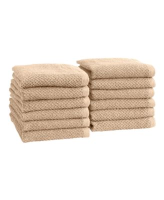 Cotton Textured 12-Piece Washcloth Set