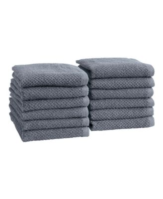 Cotton Textured 12-Piece Washcloth Set