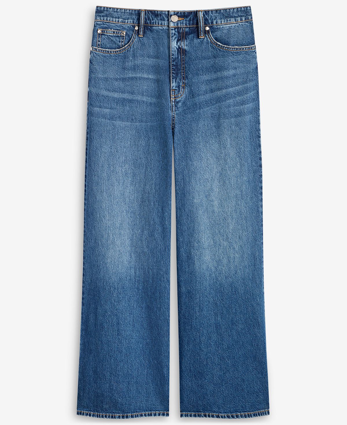 On 34th Women's Berkeley High-Rise Wide-Leg Jeans, Macy's Exclusive view 8 — MAYCSS fashion products