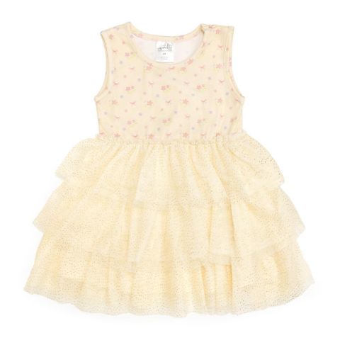 Платье Sweet Wink Lemon Floral Tank Tutu Dress для девочек-малышей