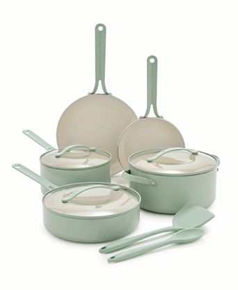Nova Gallery Ceramic Nonstick 10-Piece Cookware Set, Macy's Exclusive