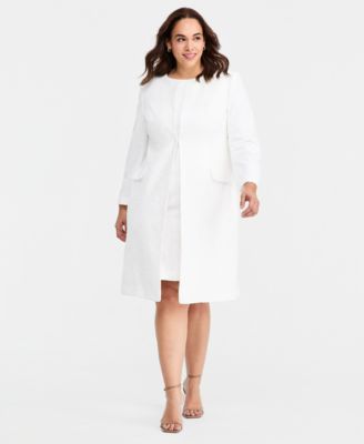 Plus Size Bonded Lace Sheath Dress & Bonded Lace Jacket