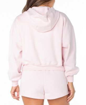 Women's Heart Embroidery Hooded Sweatshirt