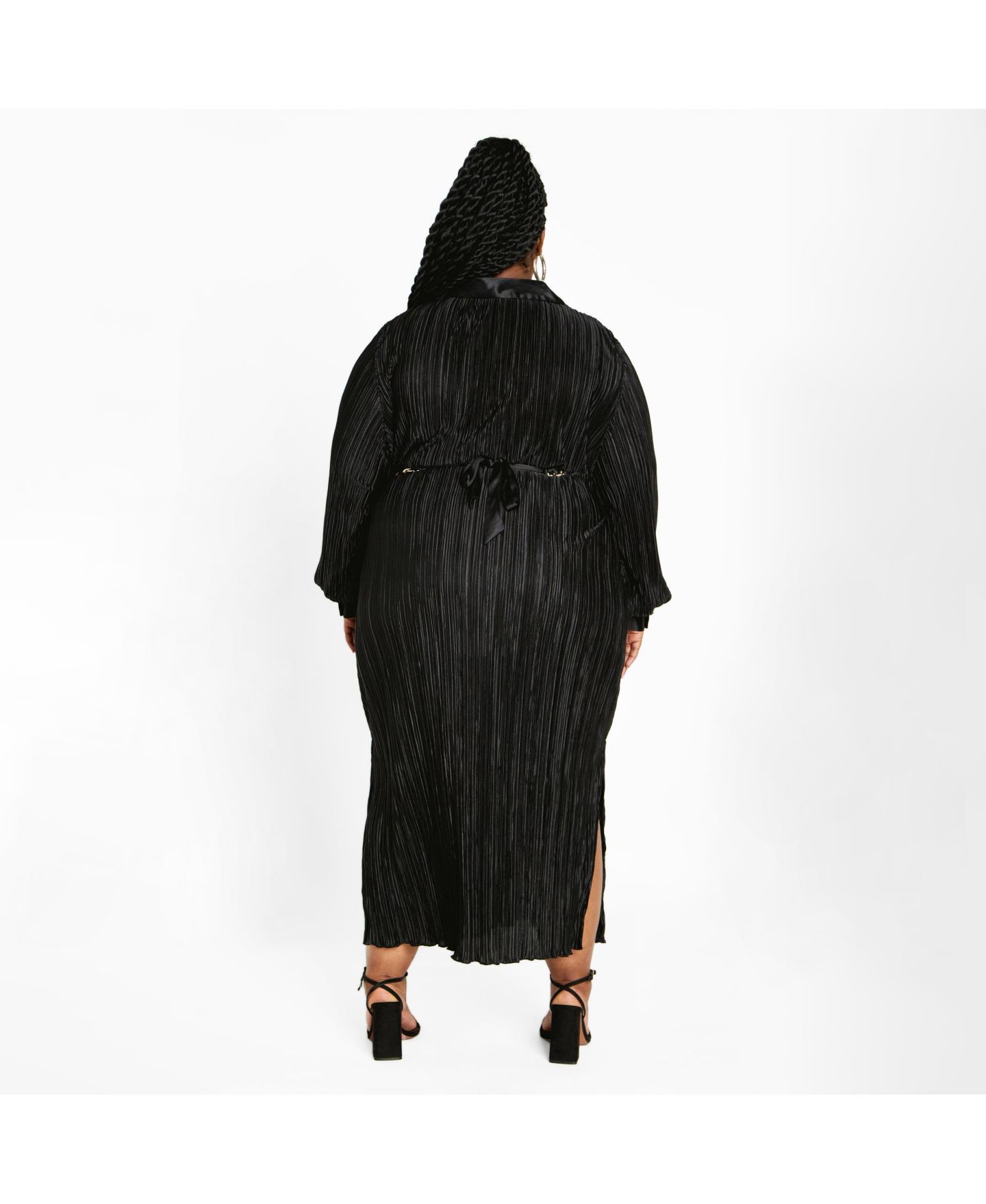 Женское платье CITY CHIC Plus Size Andi Maxi, цвет: Чёрный — фото 4