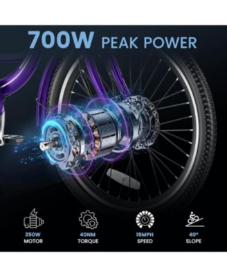 350W Electric Tricycle for Adults with 24" x 2.1" Wheels