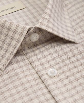 Men's Refined Cotton Stretch Spread Collar Dress Shirt