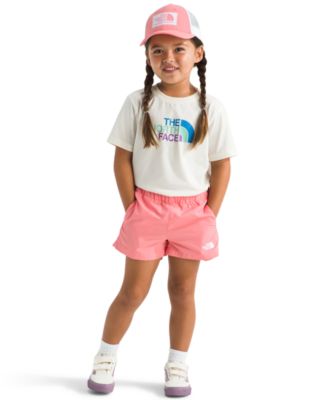 Toddler Girls' 2T-7 Coral Crush Logo Weather Phantom Print Class V Shorts